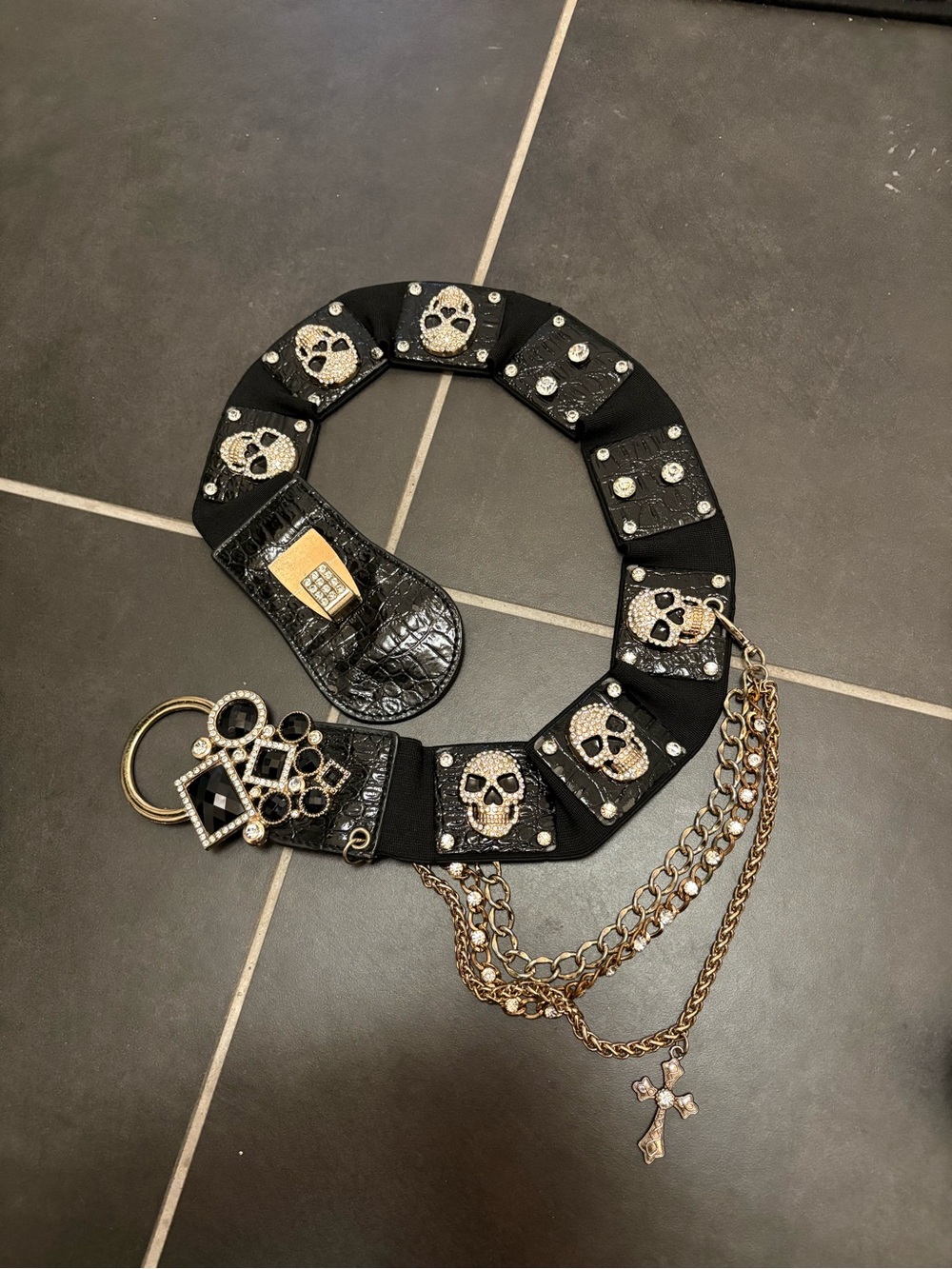 Vintage Japanese belt gyaru style